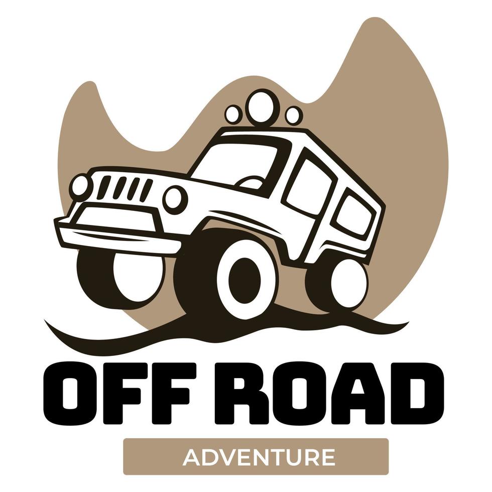 aventura off road, turismo e transporte vetor