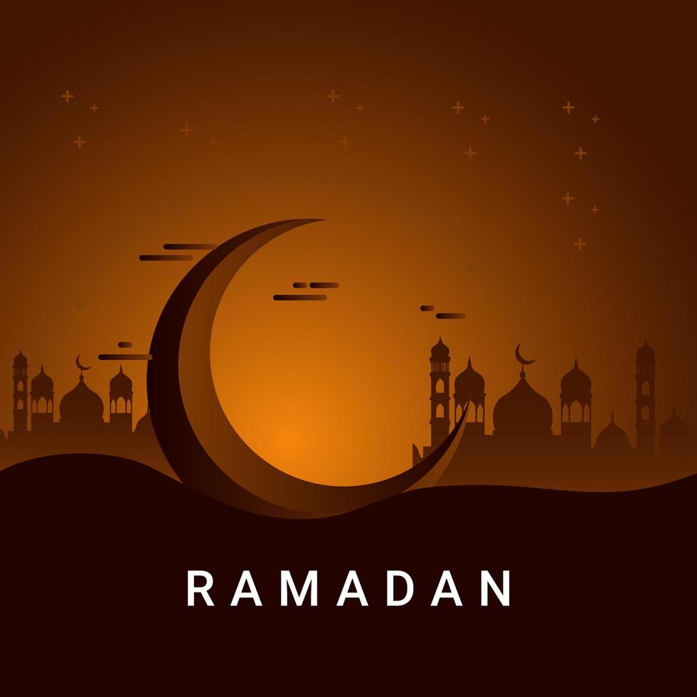 ilustração em vetor ramadan kareem.