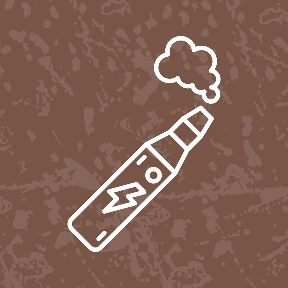 ícone de vetor de cigarro eletrônico