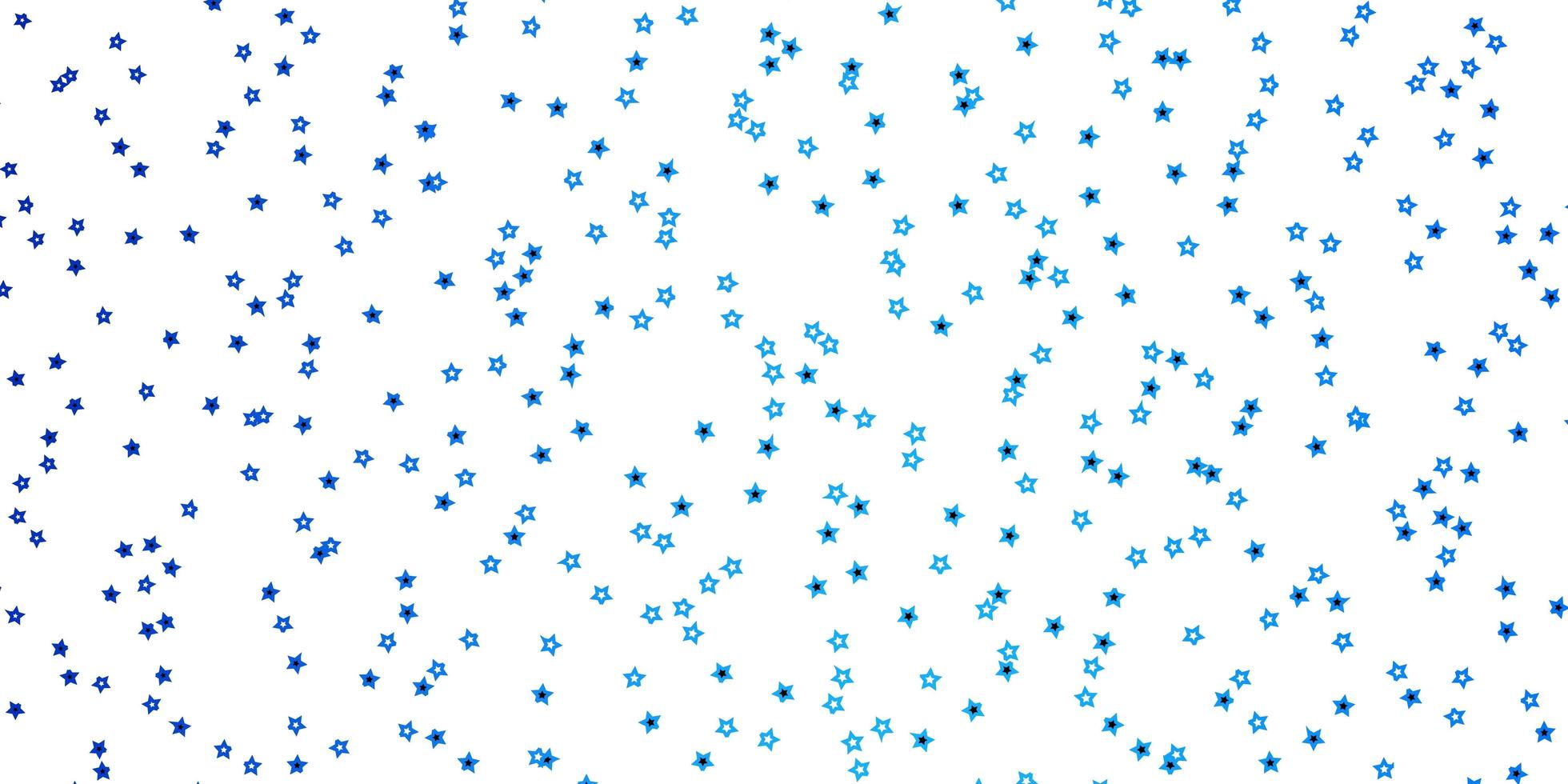 modelo de vetor azul escuro com estrelas de néon.
