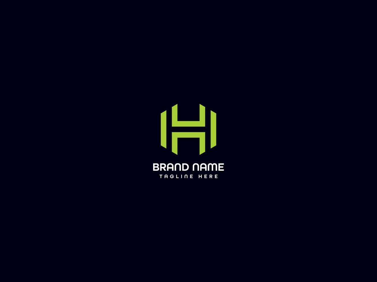 logotipo da letra h vetor