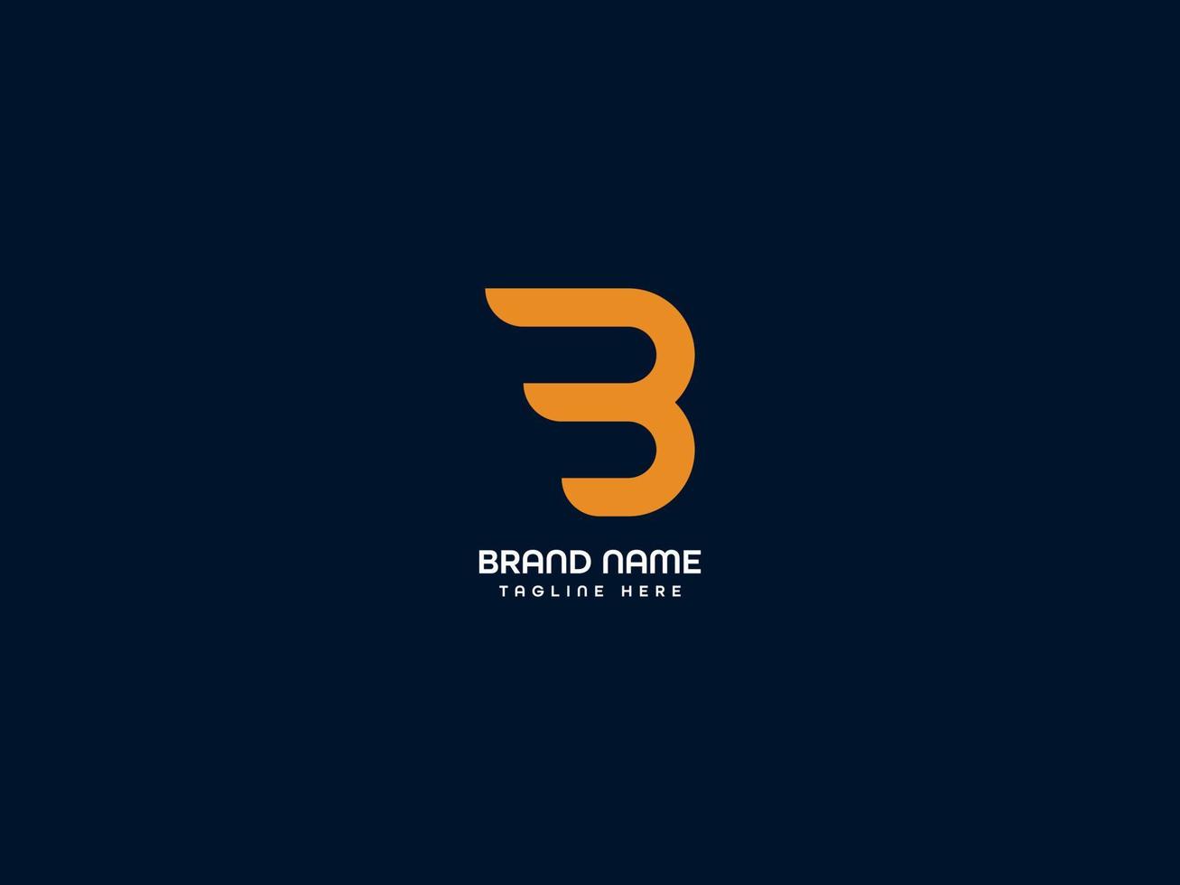 logotipo da letra b vetor