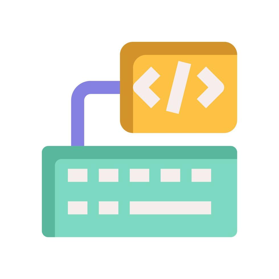 ícone de teclado para seu site, celular, apresentação e design de logotipo. vetor