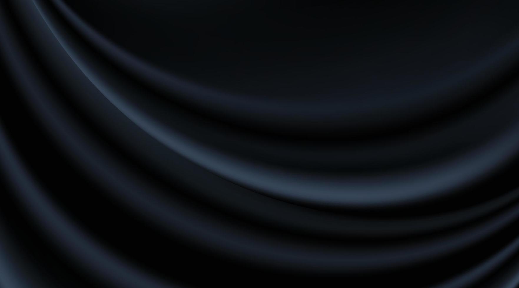 camada de curva de fundo abstrato preto sobrepõe ilustração vetor