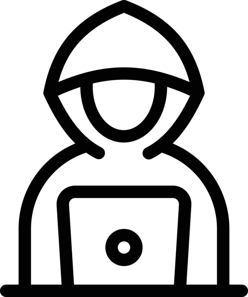 ilustração vetorial de hacker em ícones de símbolos.vector de qualidade background.premium para conceito e design gráfico. vetor