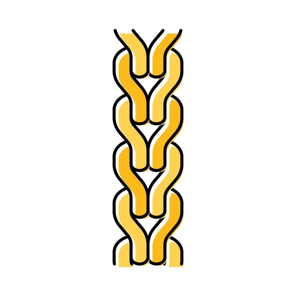 ilustração em vetor ícone de cor de cadeia foxtail