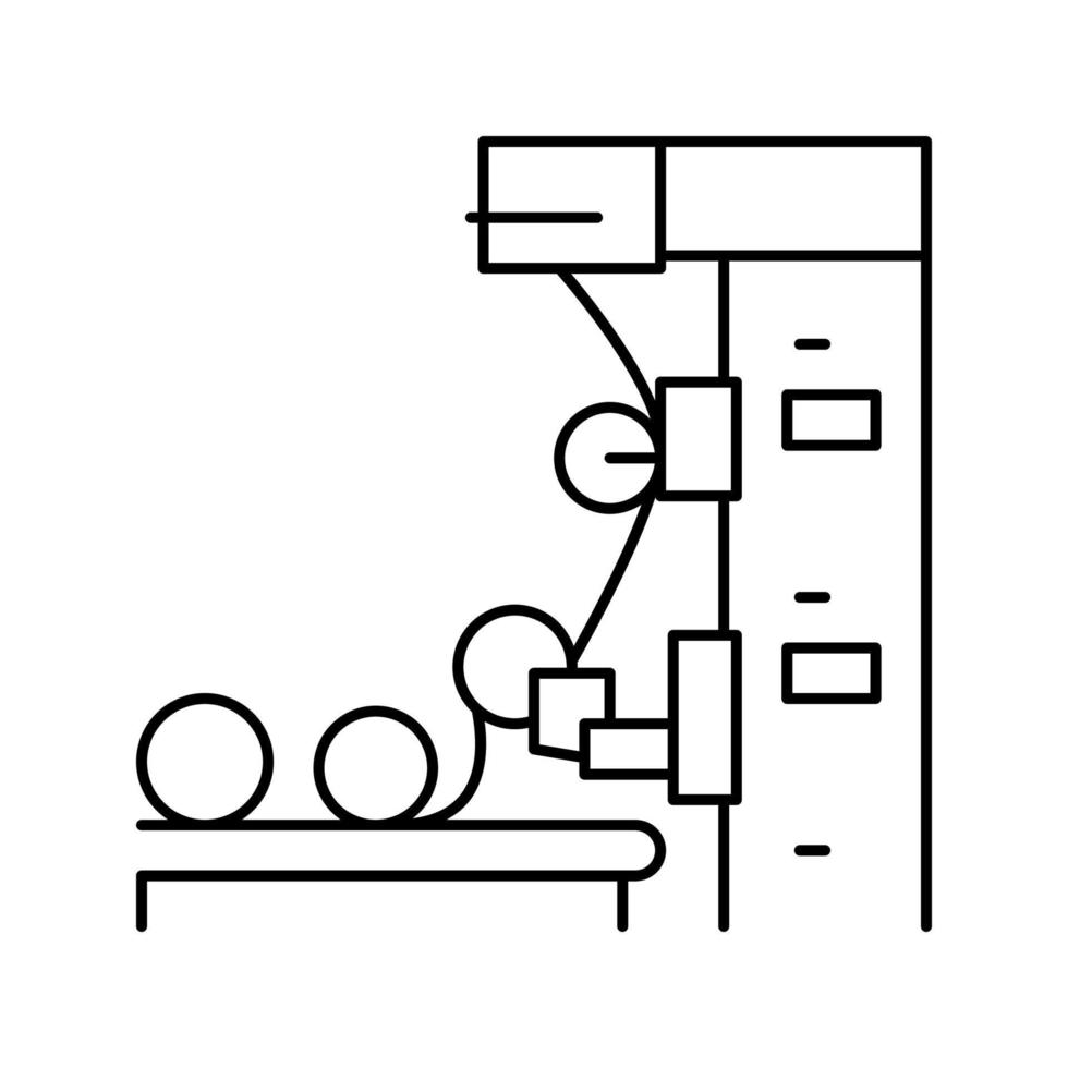 ilustração em vetor de ícone de linha de papel de parede de produção