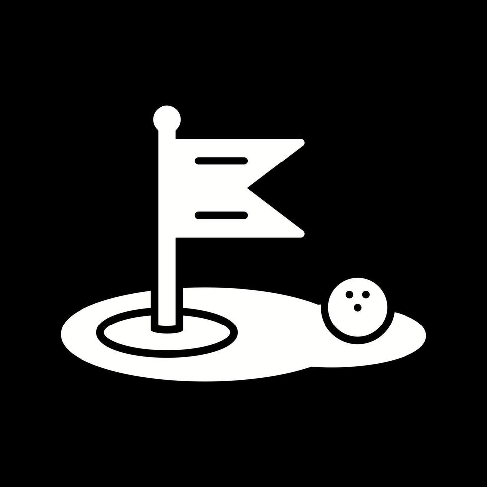 ícone de vetor de golfe