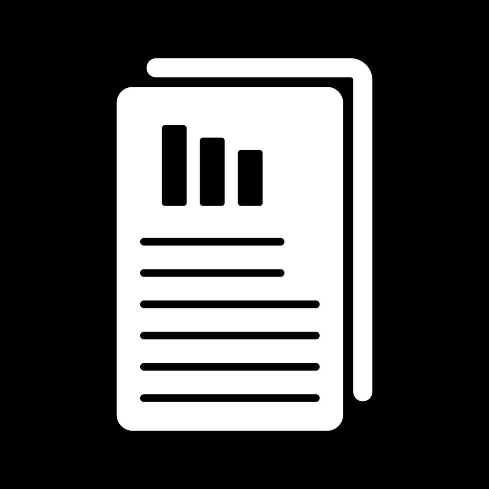 ícone de vetor de relatórios