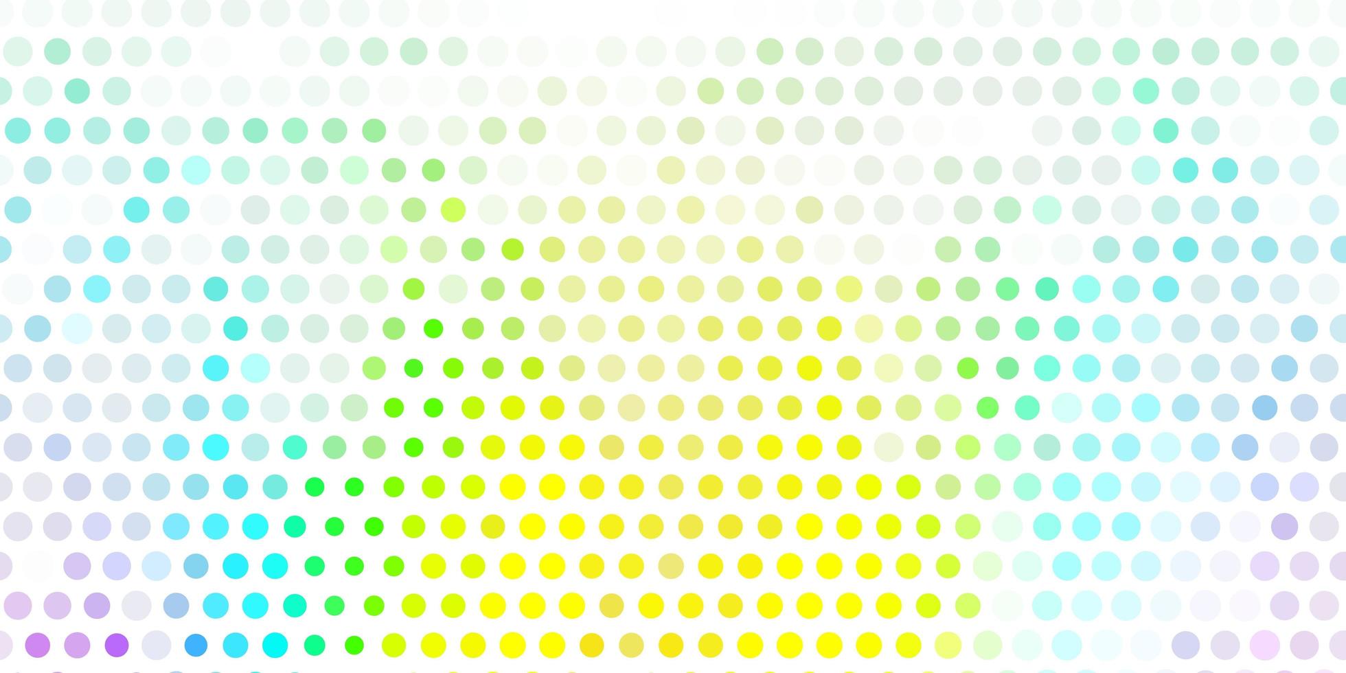 luz padrão multicolorido de vetor com esferas.