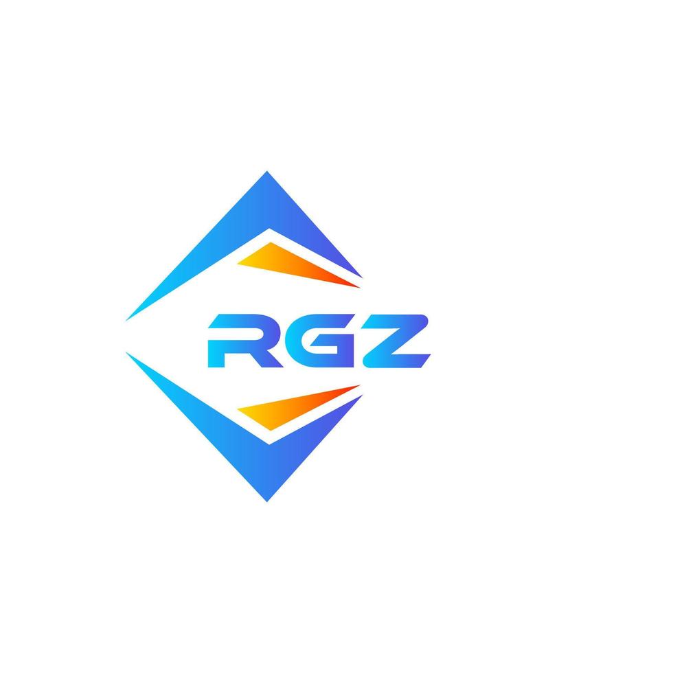 design de logotipo de tecnologia abstrata rgz em fundo branco. rgz iniciais criativas letra logotipo concept.rgz design de logotipo de tecnologia abstrata em fundo branco. conceito criativo do logotipo da carta inicial rgz. vetor