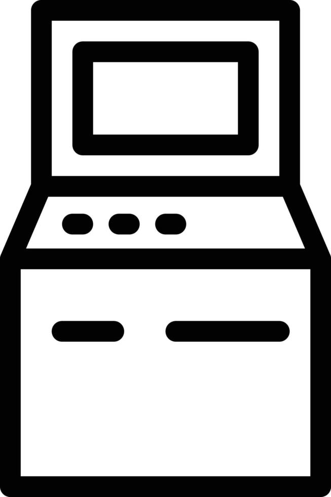 ilustração vetorial de máquina automática em um icons.vector de qualidade background.premium para conceito e design gráfico. vetor