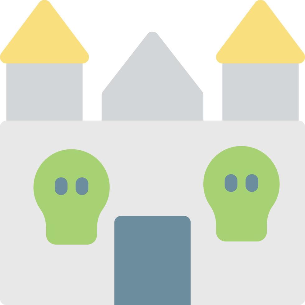 ilustração em vetor castelo de horror em um icons.vector de qualidade background.premium para conceito e design gráfico.