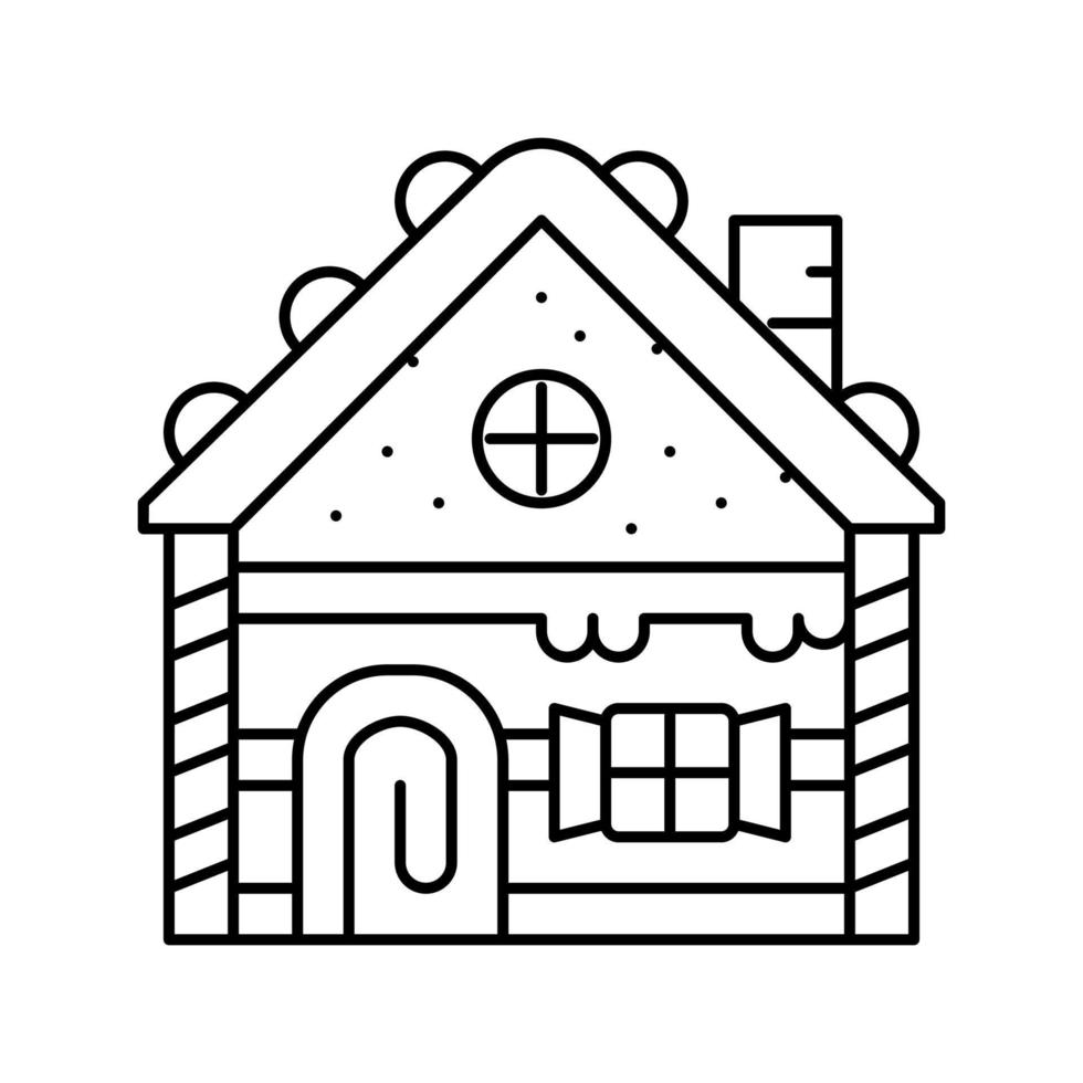 ilustração vetorial de ícone de linha de conto de fadas arqueiro vetor