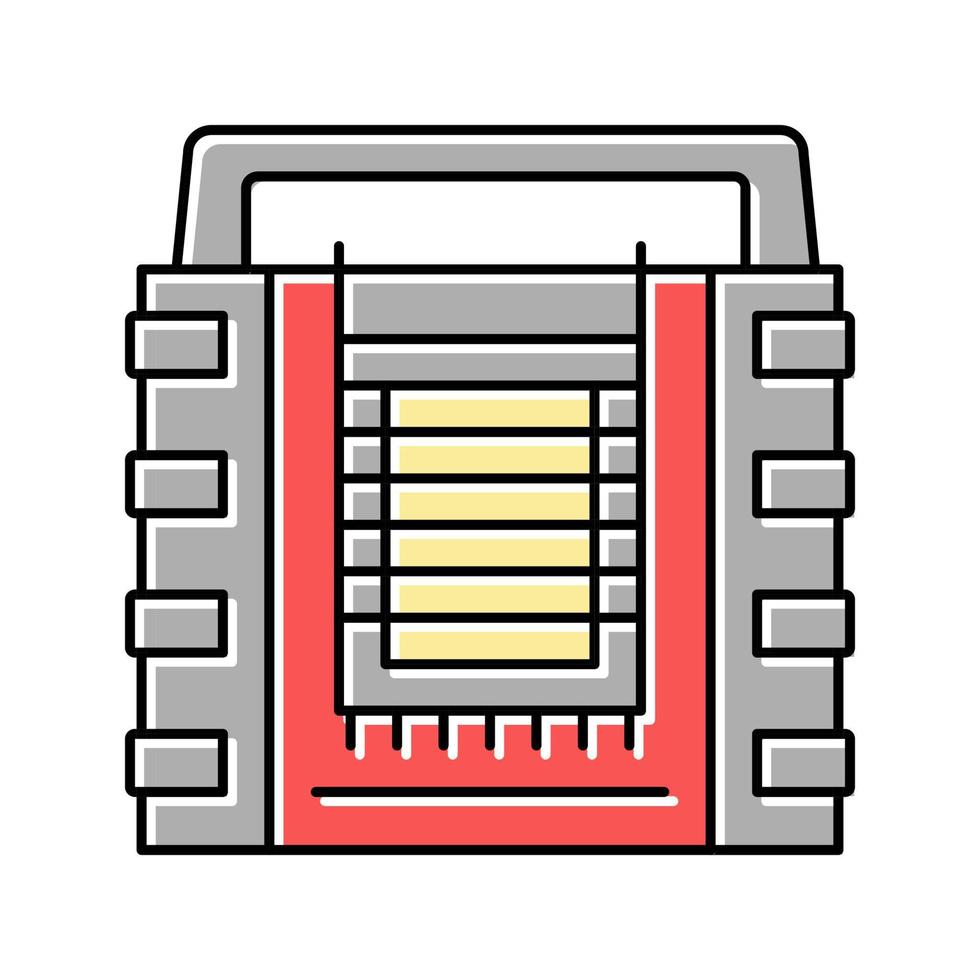 ilustração em vetor ícone de cor portátil aquecedor