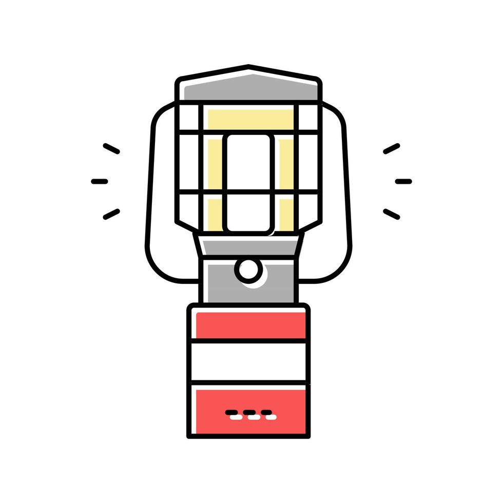 ilustração em vetor ícone de cor do dispositivo lanterna