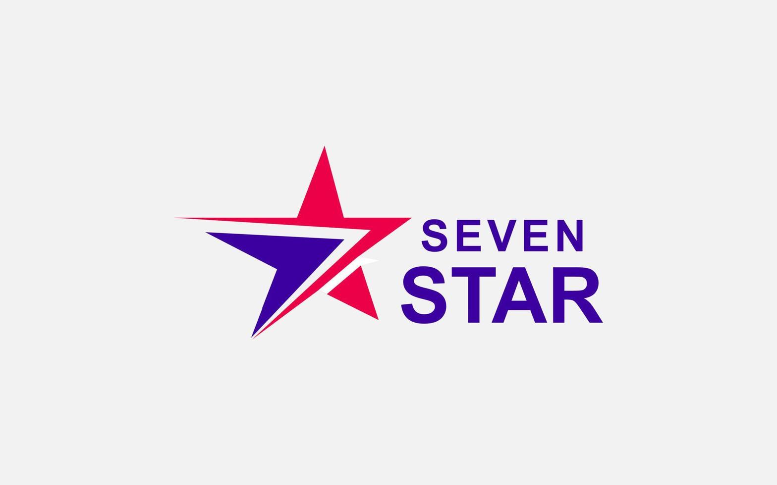logotipo estrela com vetor de design de logotipo de seta utilizável para logotipo de entrega, astronomia, espaço, negócios