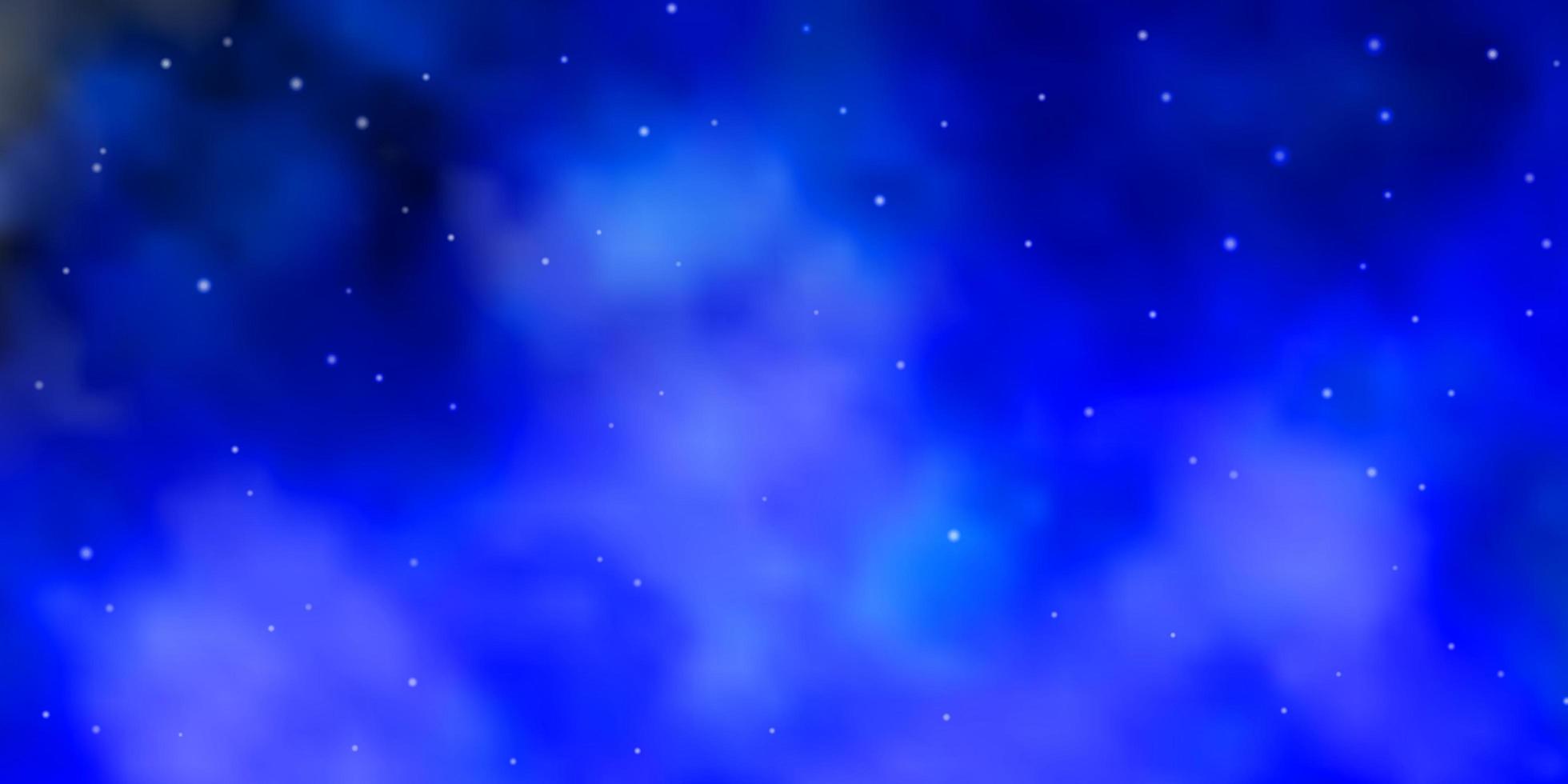 fundo vector azul escuro com estrelas pequenas e grandes.