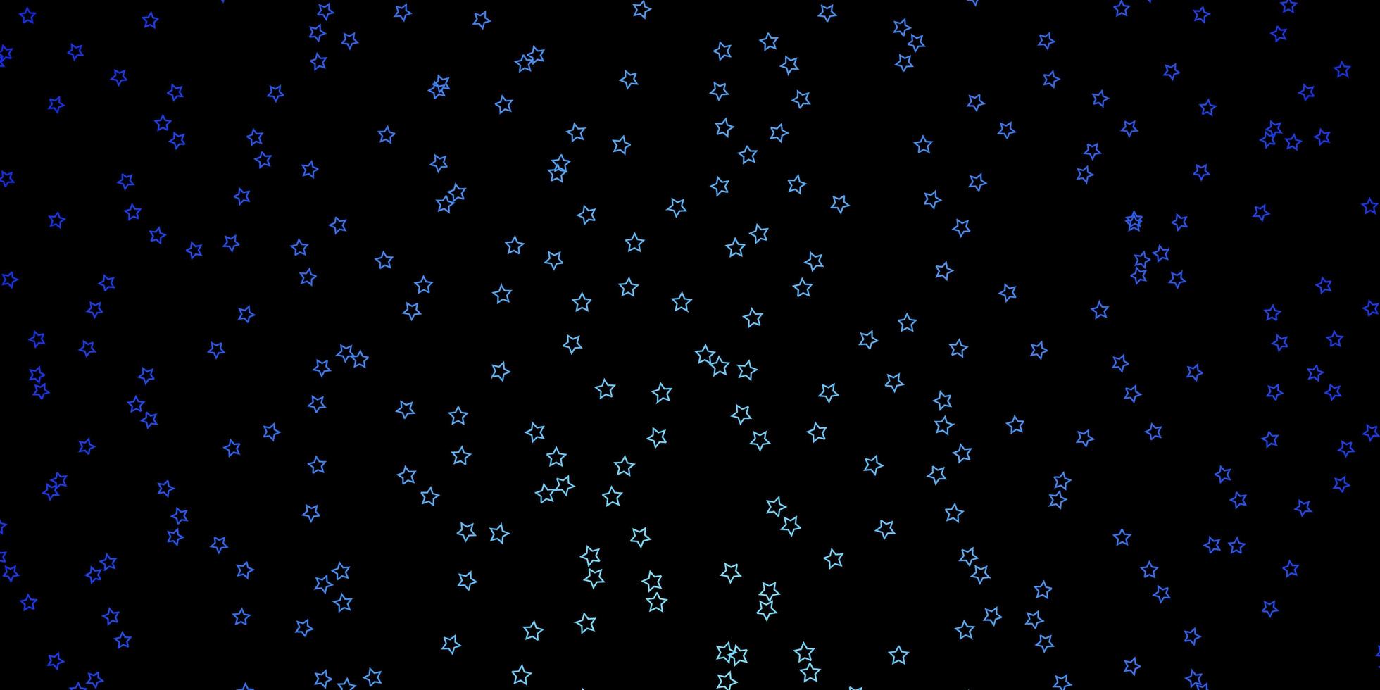 fundo vector azul escuro com estrelas pequenas e grandes.