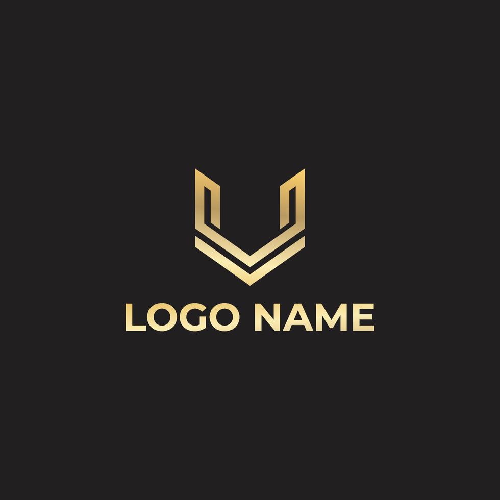 identidade de marca logotipo de vetor corporativo v design