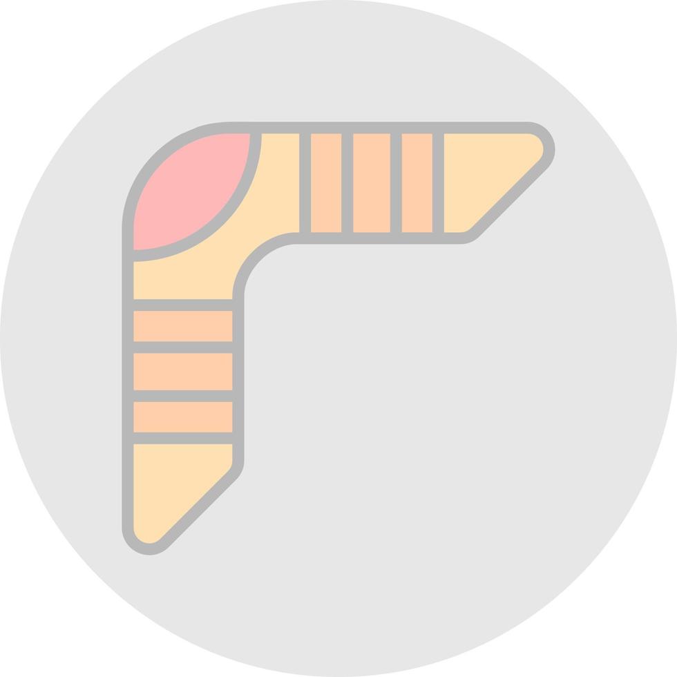 ícone de vetor bumerangue