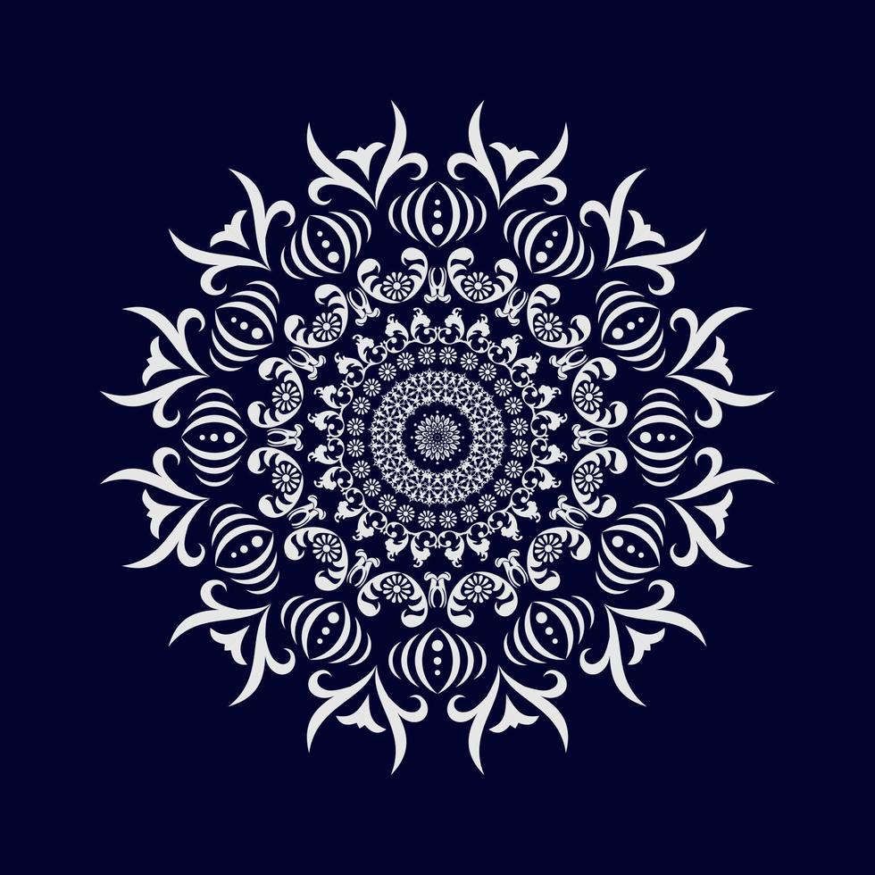 fundo de design de padrão de vetor de mandala