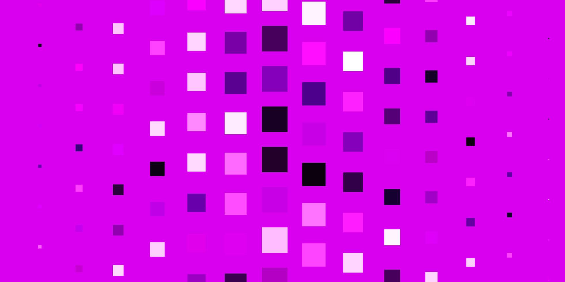 padrão de vetor rosa claro em estilo quadrado.