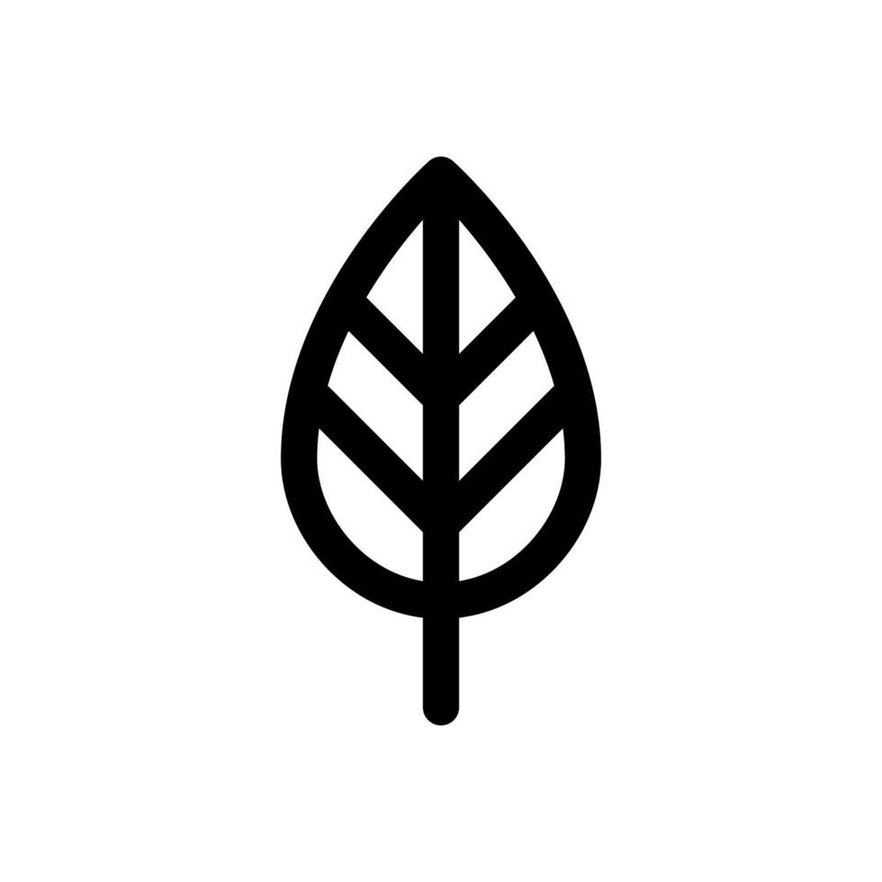 ícone de folha, ícone de folha de vetor, em estilo moderno plano isolado no fundo branco. imagem de ícone de folha, ilustração de ícone de folha vetor