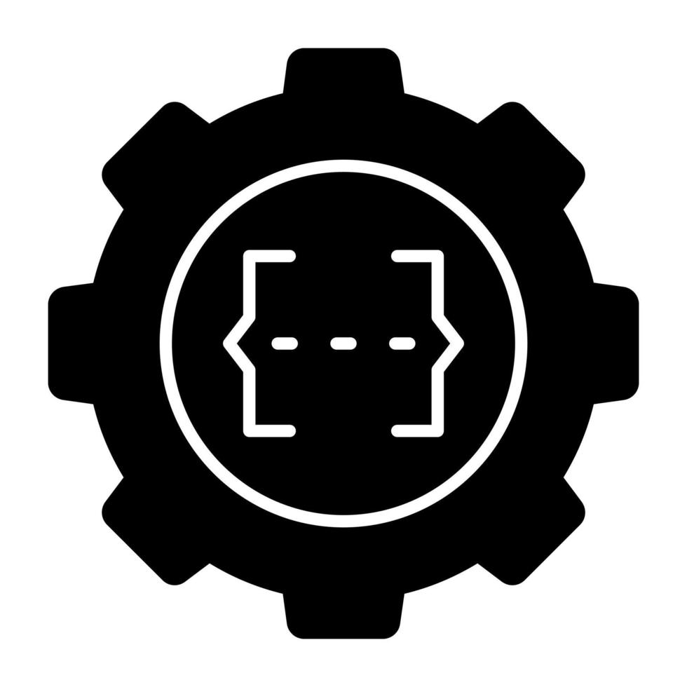 ícone de design moderno de desenvolvimento de software vetor