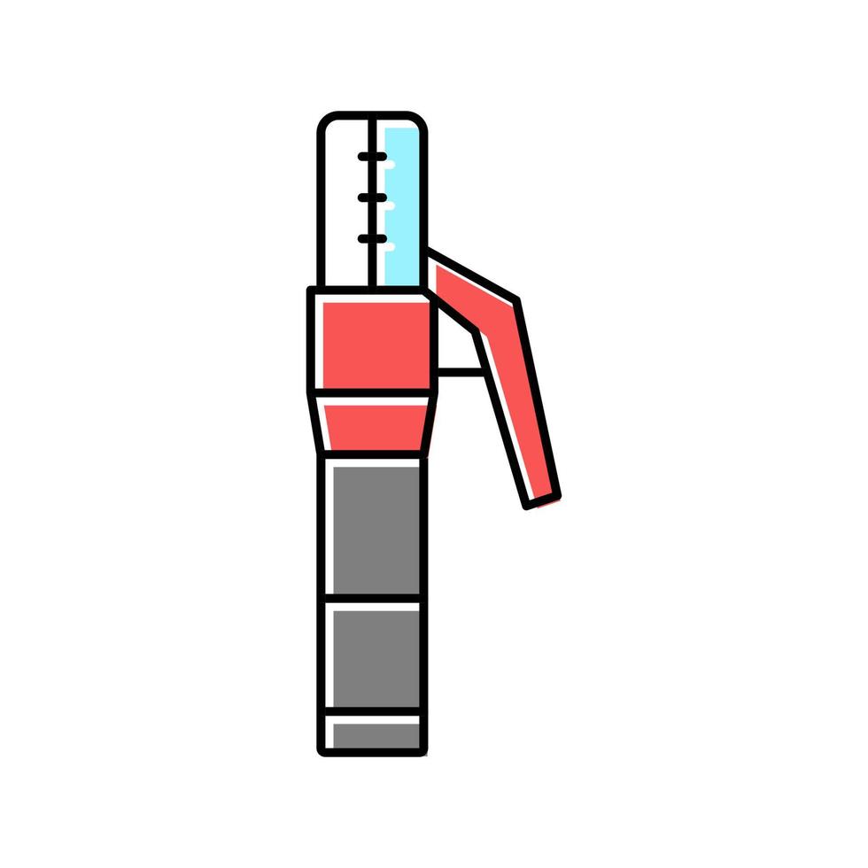 ilustração em vetor de ícone de cor de máquina de solda de braçadeira de trabalho