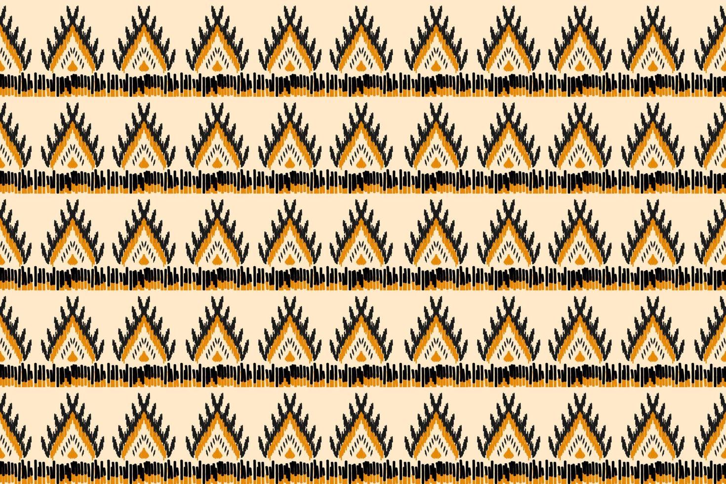 abstrato étnico ikat. padrão geométrico sem costura em tribal. tecido estilo indiano. vetor