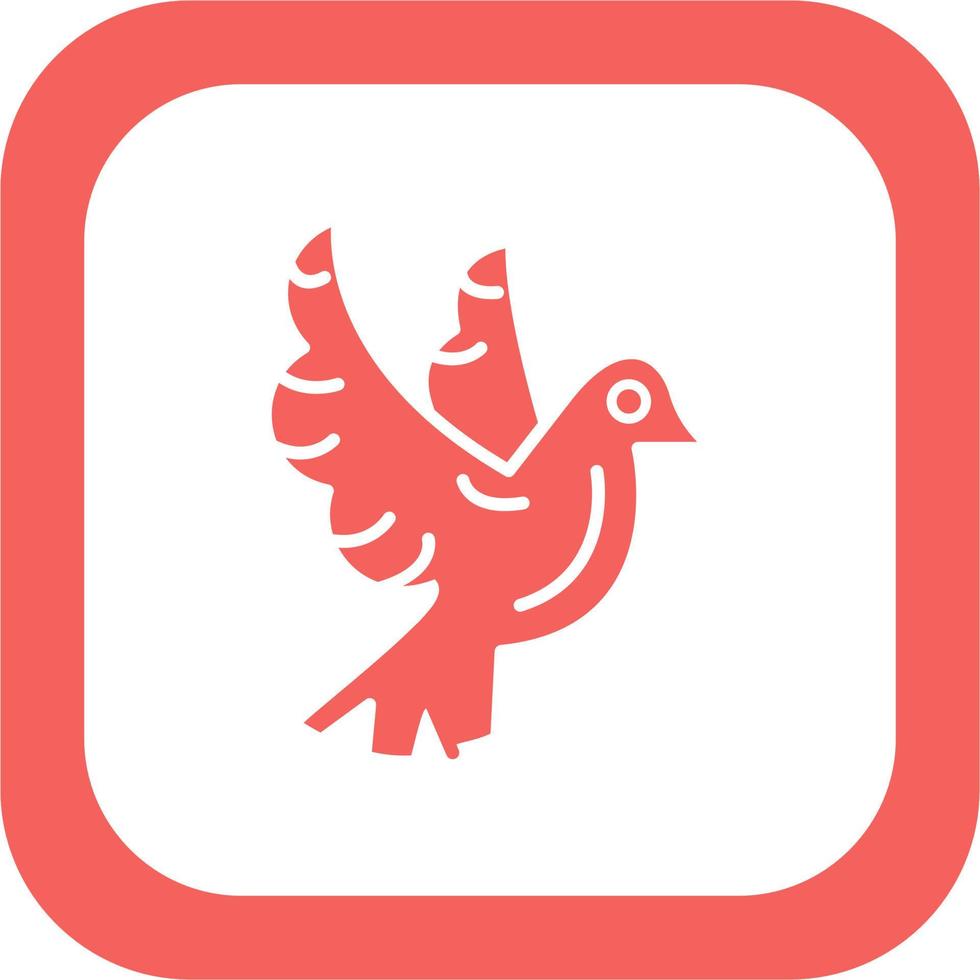ícone de vetor de pomba