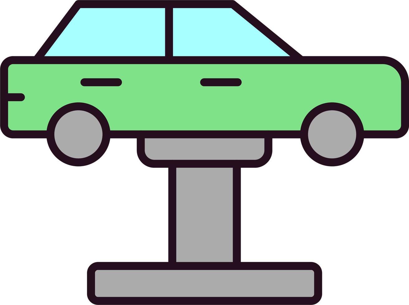ícone de vetor de serviço de carro