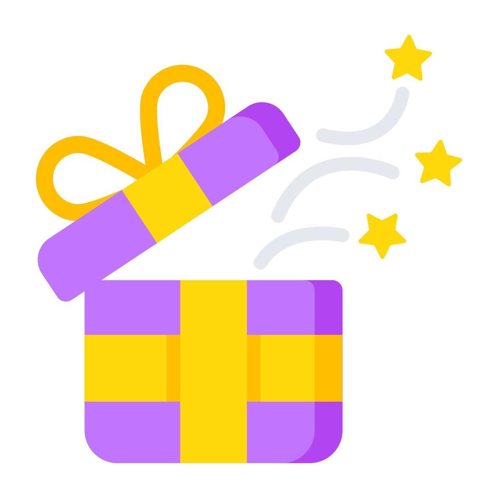 um design de ícone de caixa de presente de natal vetor