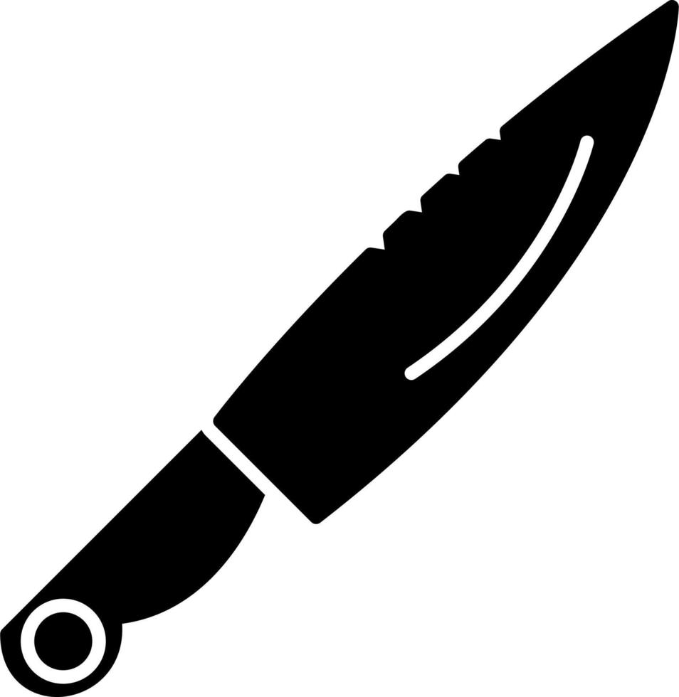 ícone de vetor de faca
