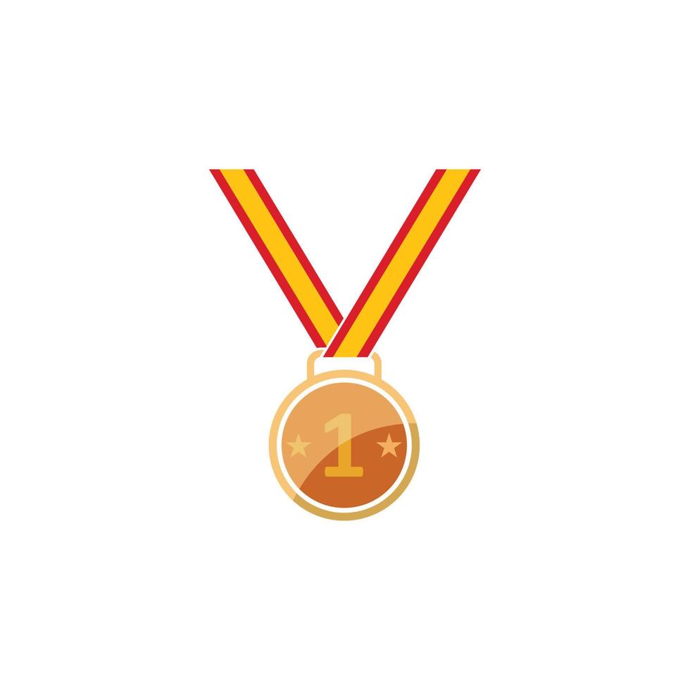 design de ilustração vetorial de ícone de medalha vetor