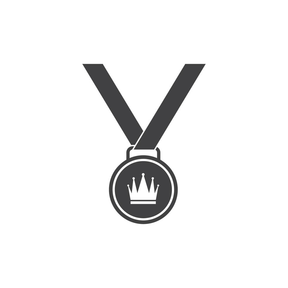 design de ilustração vetorial de ícone de medalha vetor