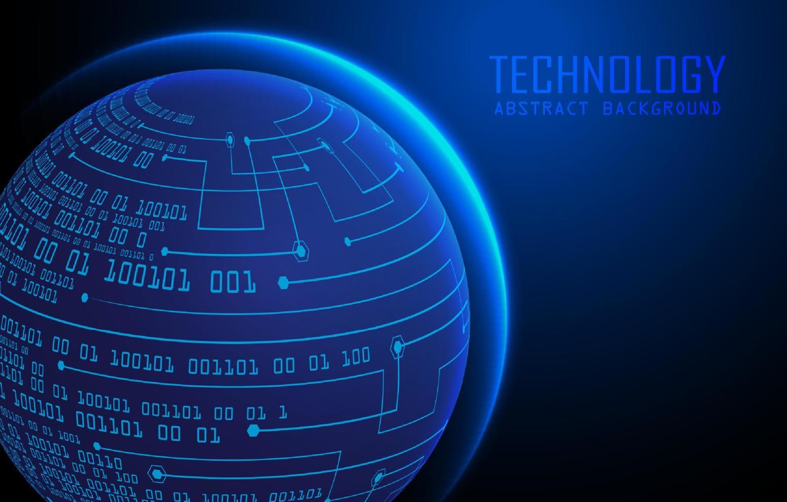 holografia de mapa-múndi moderno em fundo de tecnologia vetor