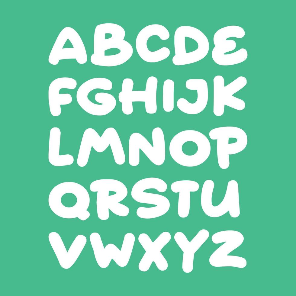 Inglês alfabetos letras vetor ilustração