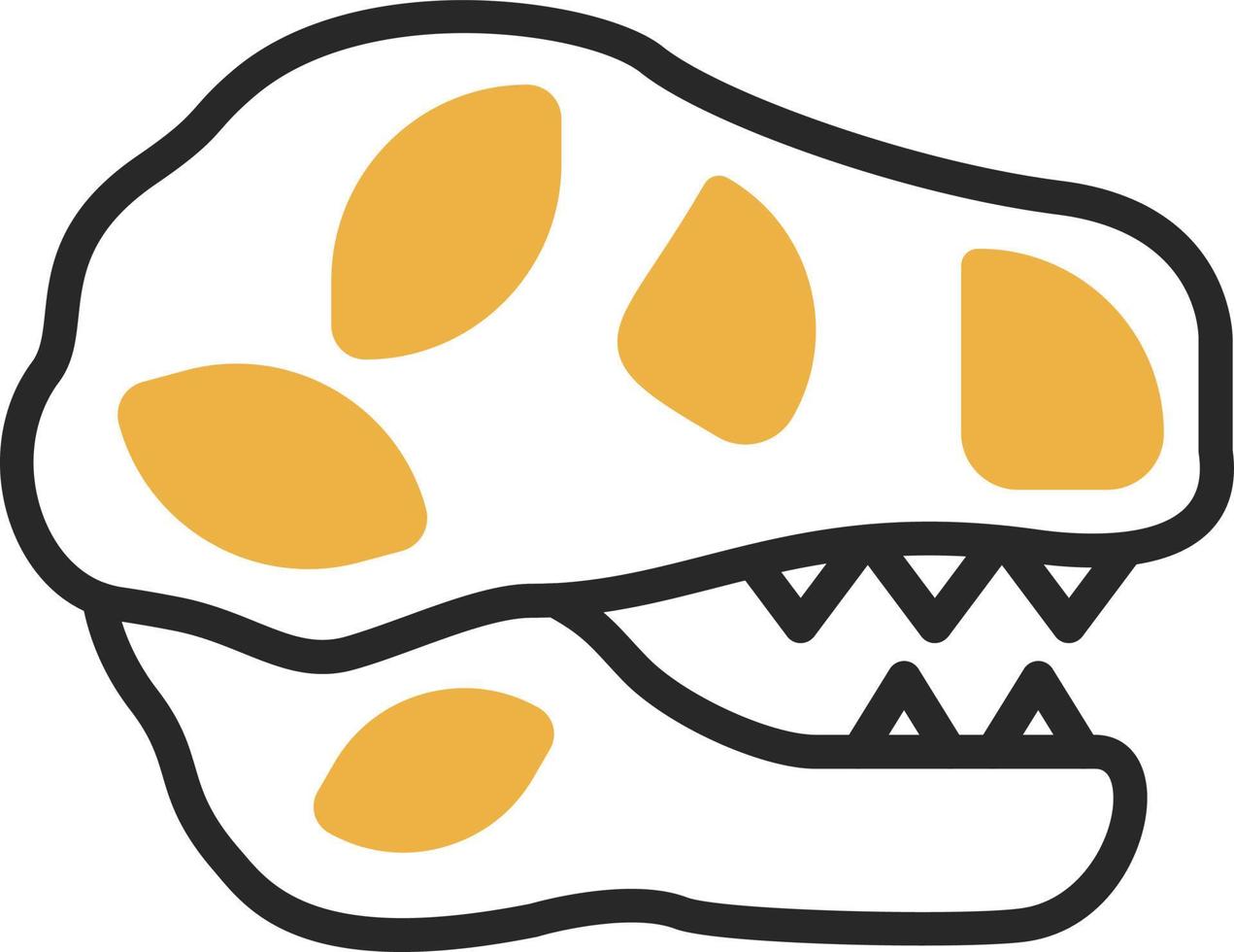 ícone de vetor de tiranossauro