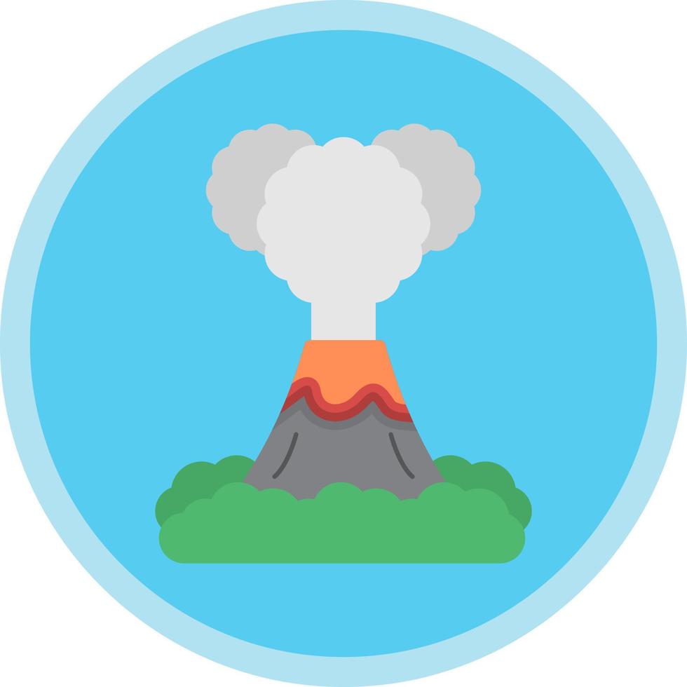 ícone de vetor de vulcão
