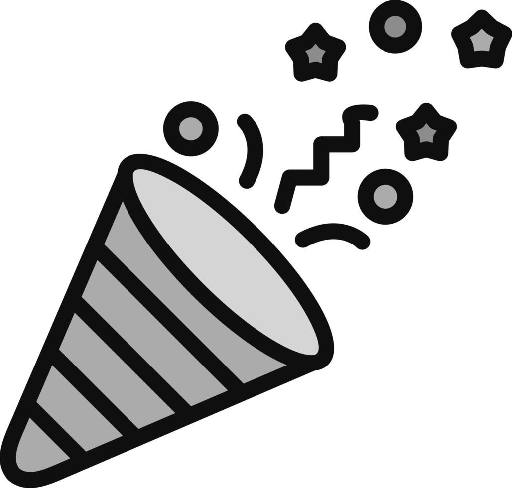 ícone de vetor de confete