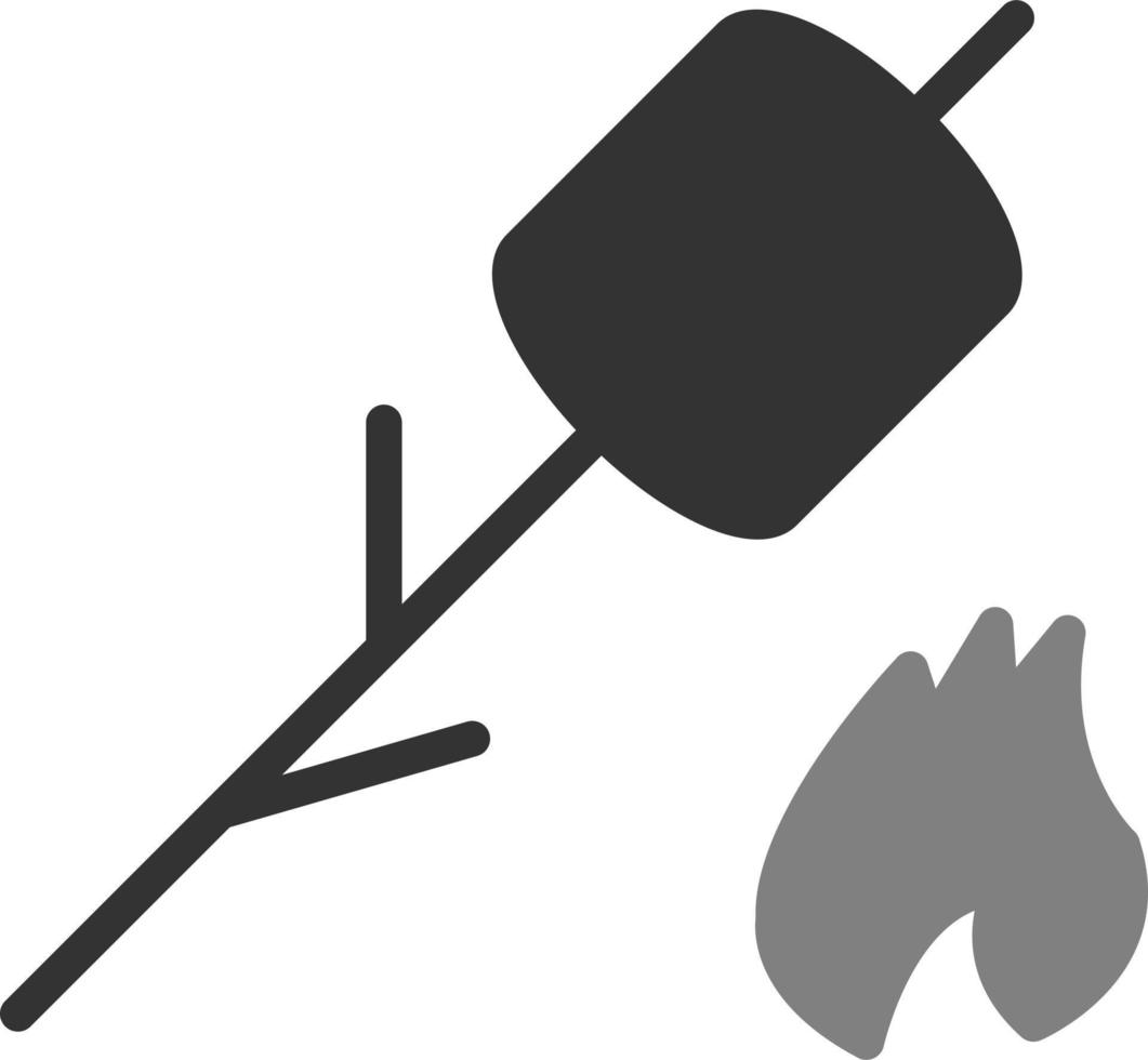 inclinado marshmallow vetor ícone