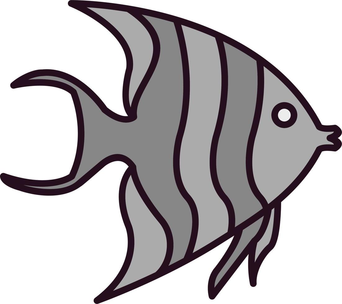 ícone de vetor de peixe anjo
