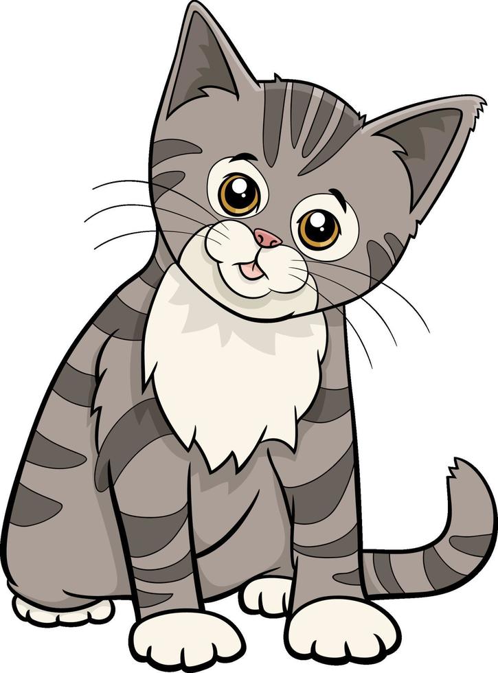 gato fofo ou gatinho animal meow desenho animado animais de estimação fofos  coleção de vetor exato ilustração desenho animado miau gato 2543411 Vetor  no Vecteezy