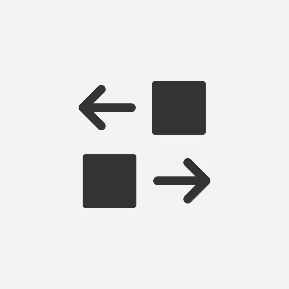 transferir vetor ícone isolado símbolo para site e aplicativo móvel