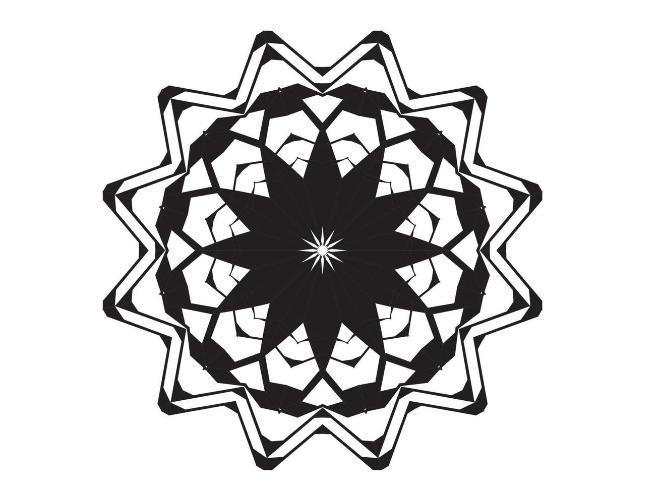 desenho de mandala, fundo de mandala, desenho de mandala para colorir vetor