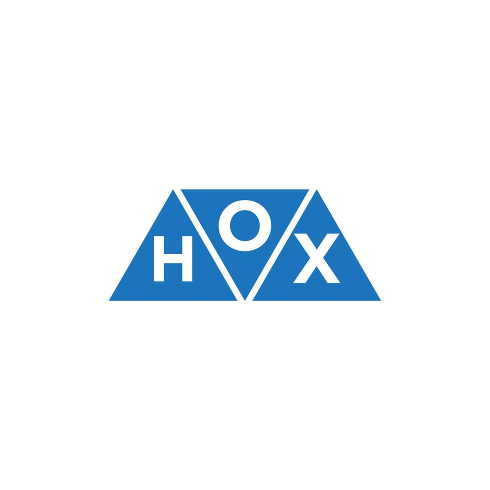 ohx abstrato inicial logotipo Projeto em branco fundo. ohx criativo iniciais carta logotipo conceito. vetor