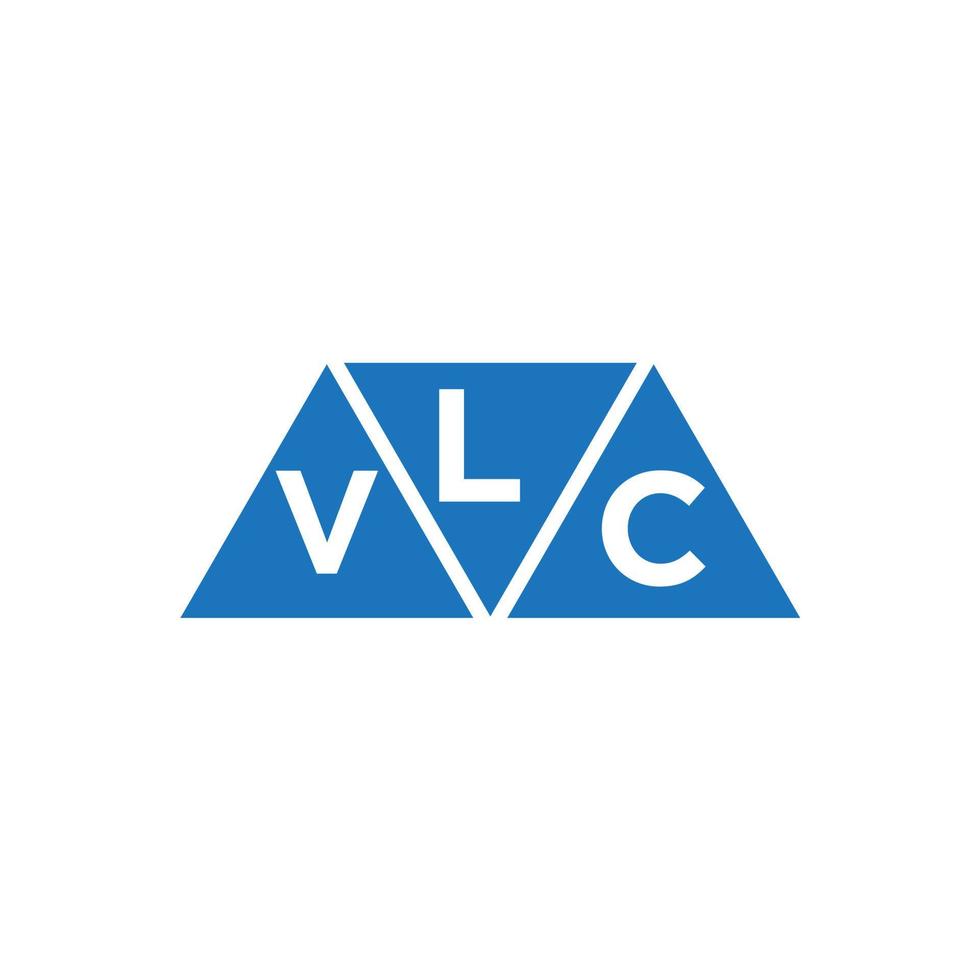 lvc abstrato inicial logotipo Projeto em branco fundo. lvc criativo iniciais carta logotipo conceito. vetor