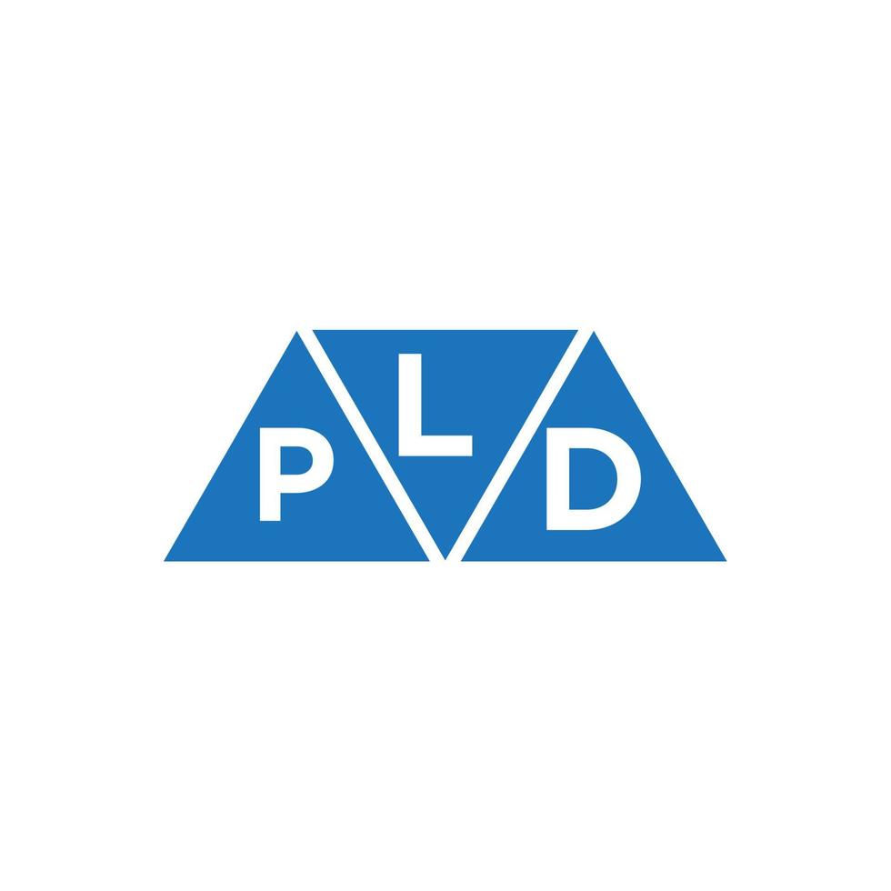 lpd abstrato inicial logotipo Projeto em branco fundo. lpd criativo iniciais carta logotipo conceito. vetor